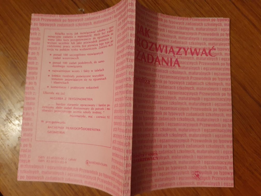 Jak rozwiązywać zadania - Analiza - Danuta i Marek Zakrzewscy