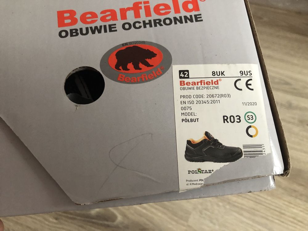 Buty  bearfield ro3 roz 42 buty ochronne BHP