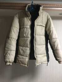 Курточка двухсторонняя ,женская теплая, размер 44-46.