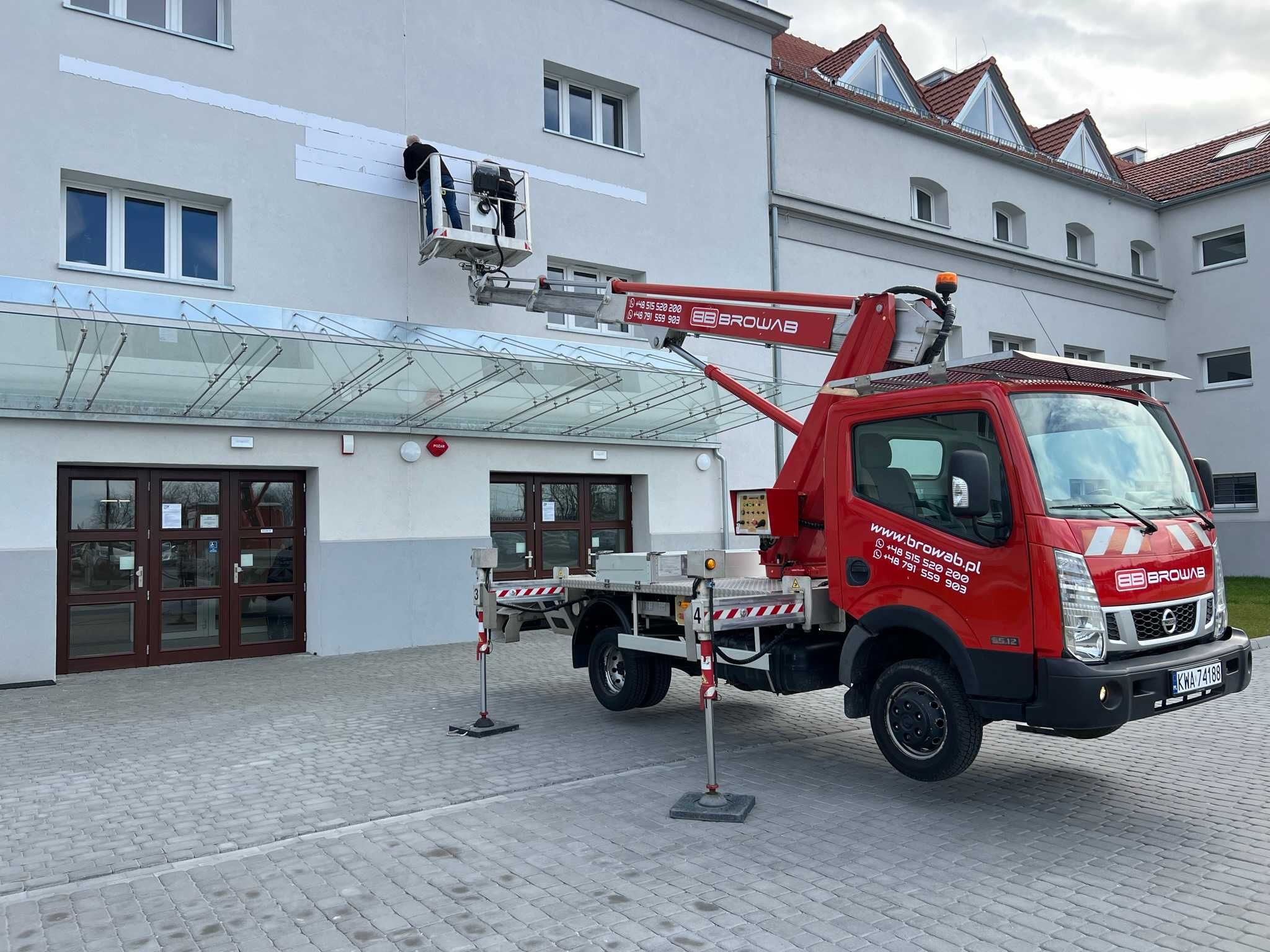 Zwyżka podnośnik koszowy wynajem bez operatora 16m