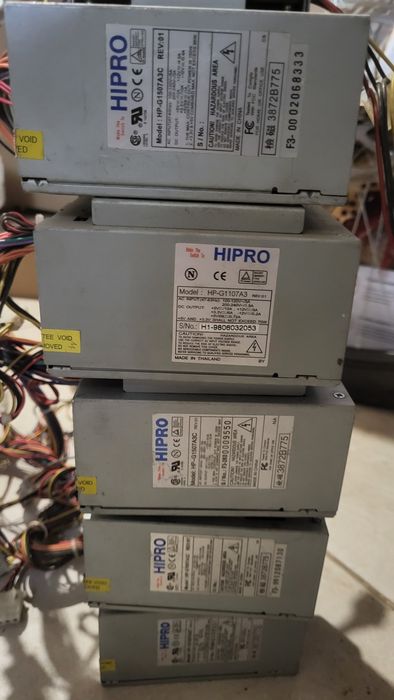 Продам блоки живлення неробочі