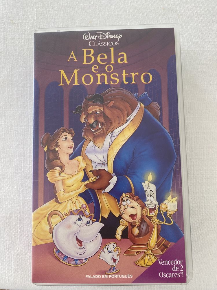 Cassete VHS A bela e o monstro