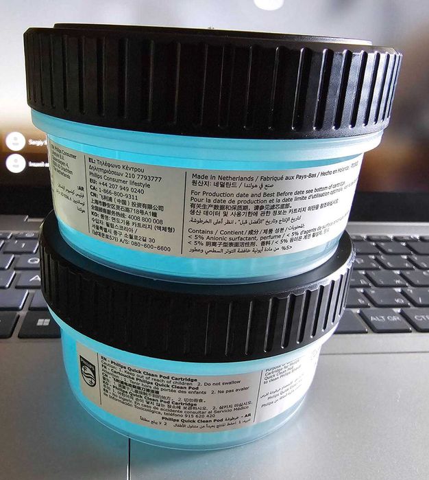 Картридж Philips Quick Clean Pod cc12/50 для очищення бритв 2 шт.