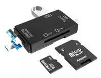 Uniwersalny czytnik kart pamięci 5W1 USB Micro, USB C, USB A