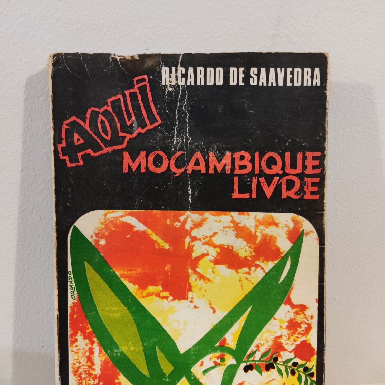 Livro antigo "Aqui Moçambique Livre" Ricardo de Saavedra
