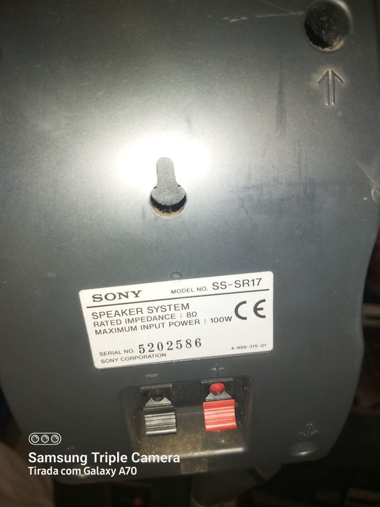 Colunas Sony e sourrund yamah