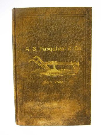 antigo livro-Catálogo ilustrado de Instrumentos de Agricultura...1889