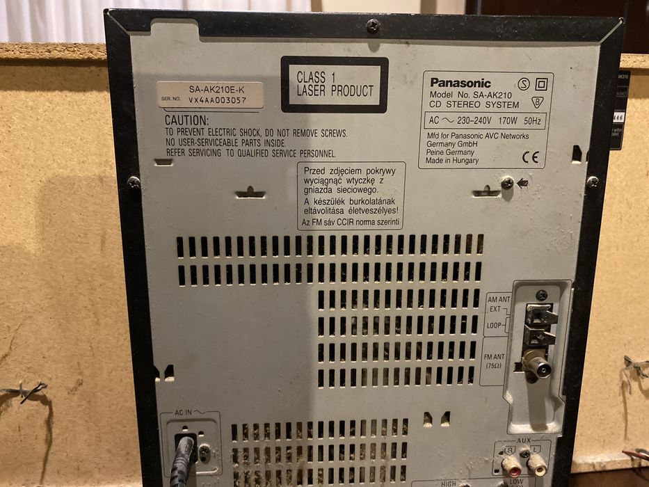 Wieża Panasonic SA-AK210