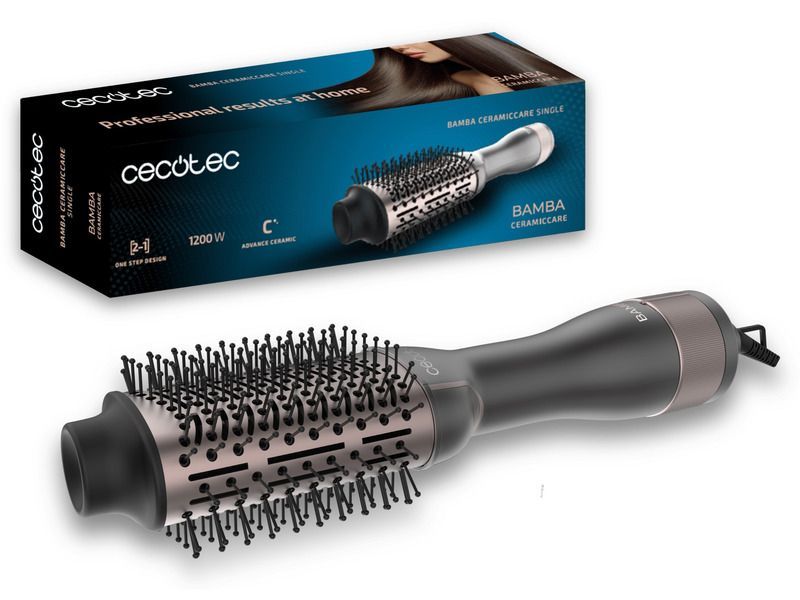 outlet lokówko-suszarka cecotec bamba ceramiccare unique moc 1200 w