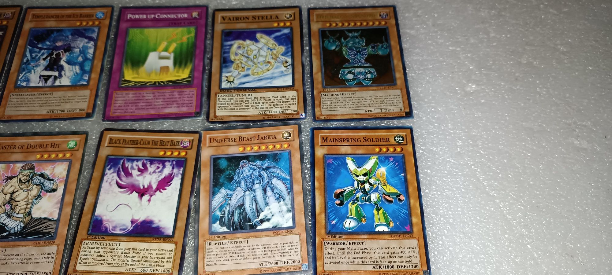 Lote antigo de 10 cartas Yu-Gi-Oh 1 edição de 1996