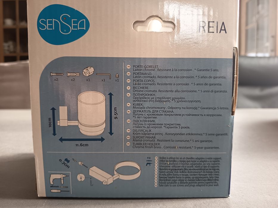 Kubek mosiężny chromowany "REIA" - sensea