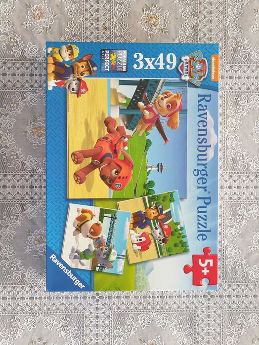 Puzzle Ravensburger „Psi Patrol” 3x49 elementów
