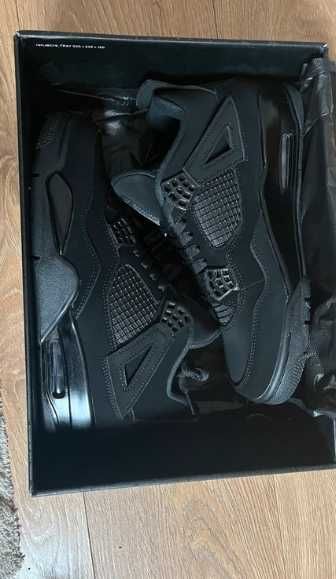 Nike Air Jordan 4 Retro Black Eu 42