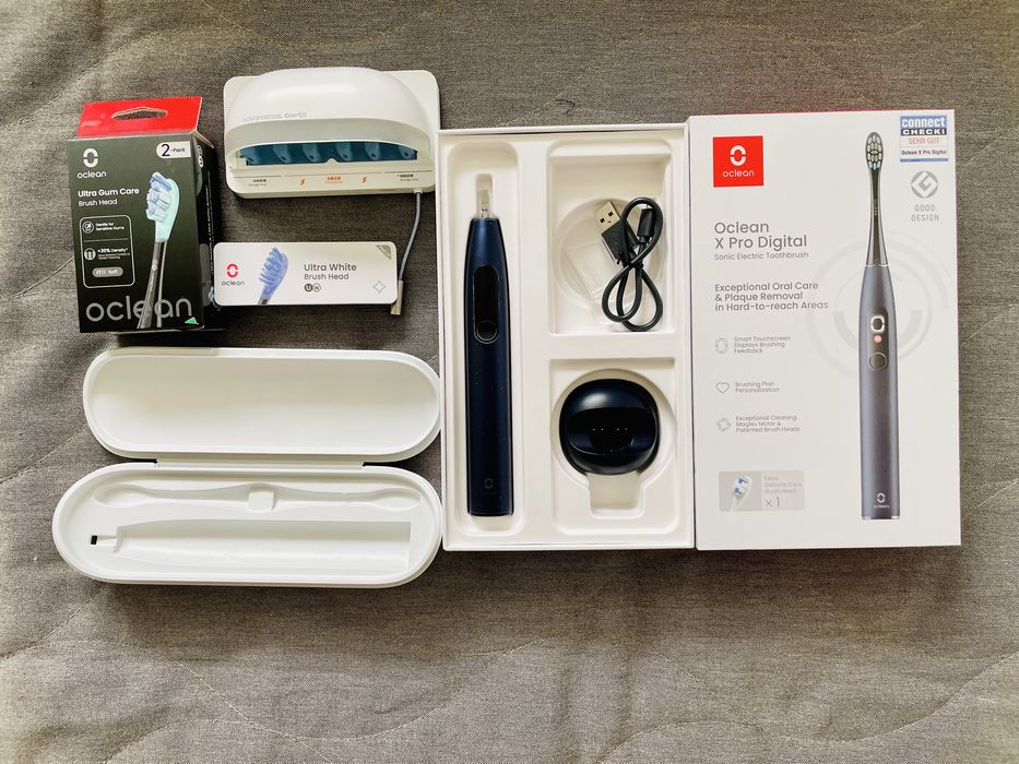 Oclean X Pro Digital + etui + końcówki