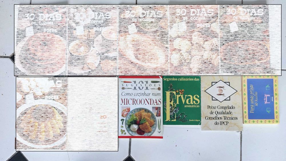 Lote 30 livros de culinária diversos