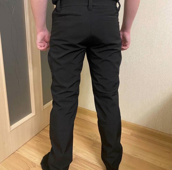 L Softshell штаны черные тактические