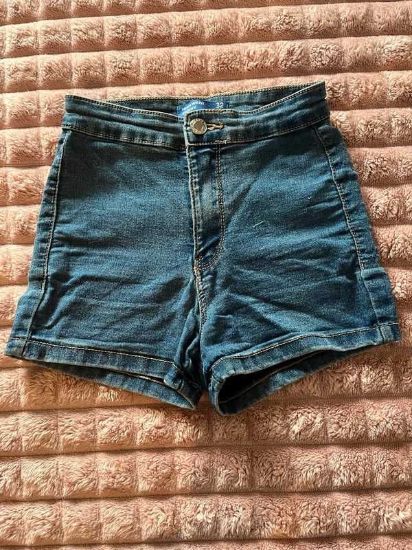 Krótkie Spodenki Jeans Niebieski XXS/32 Sinsay
