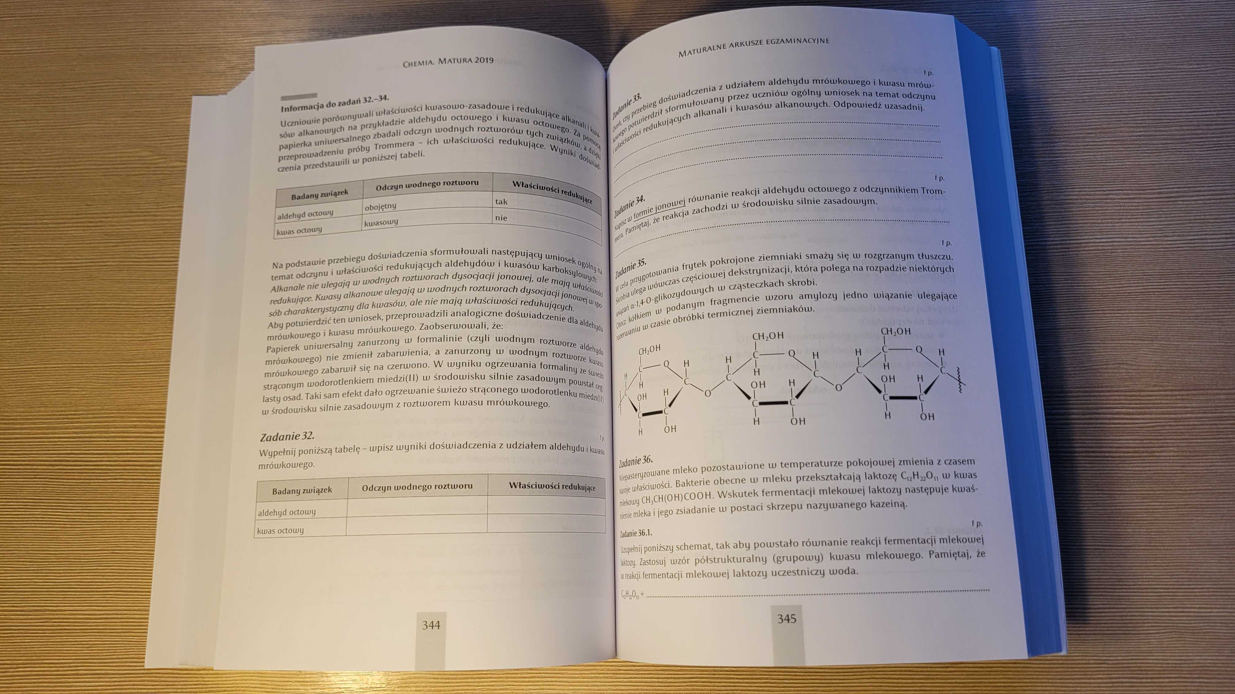 Chemia Arkusze egzaminacyjne - Barbara Pac Matura 2019
