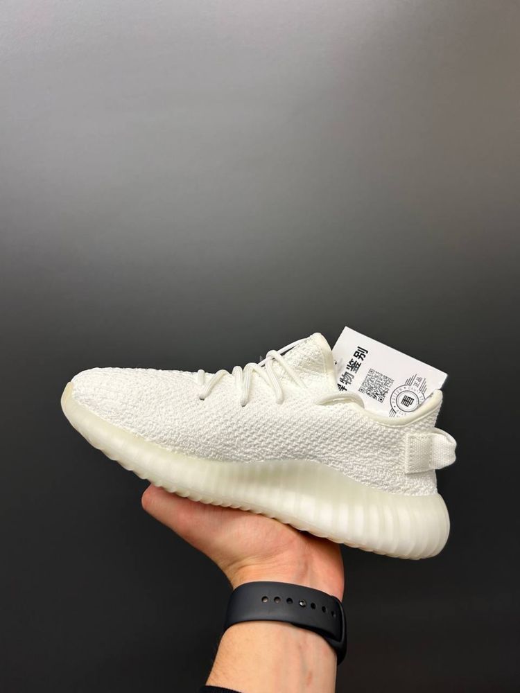 Кросівки Adidas Yeezy Boost White адідас ізі білі 36-45