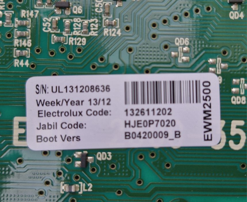 Programator części pralka Elektrolux