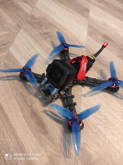 Dron FPV 5"/Cali MAMBA, Foxeer, T-Motor, TBS CrossFire, Runcam
