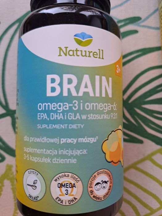 Brain Naturell x 120 kaps Omega 3 i 6