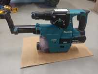 Młotowiertarka Makita DHR243+Odkurzacz DX07+Bateria 5.0ah  powystawowa