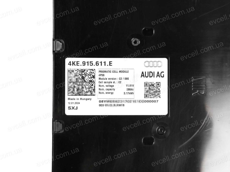 Акумуляторний модуль 12V на 3,17 кВт Li-ion NMC SAMSUNG SDI 3S4P 288Ah