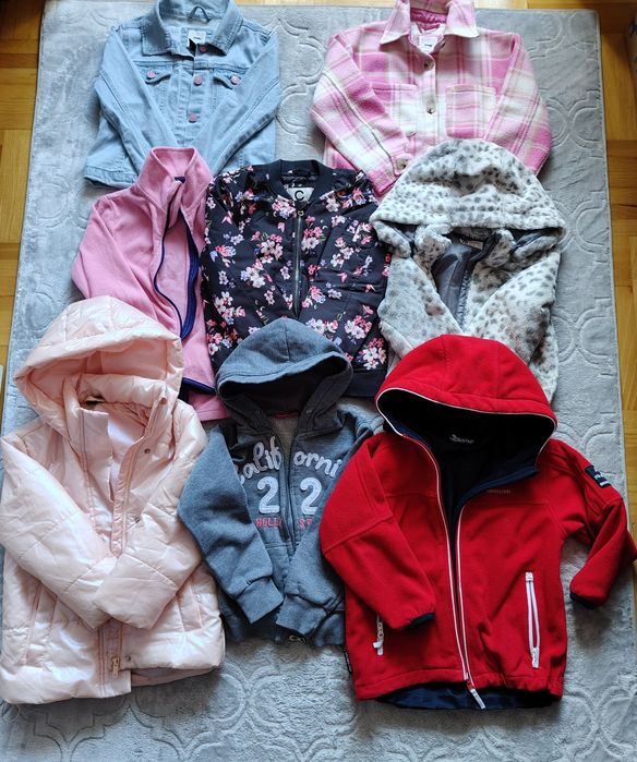 Mega paka ciuchów dla dziewczynki 122 128