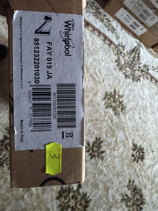 Кухонний змішувач Whrlpool FAY 019 JA. Made in Italy