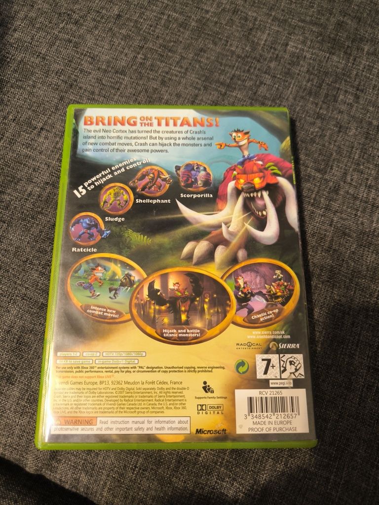 Gra xbox 360 crash of Titans