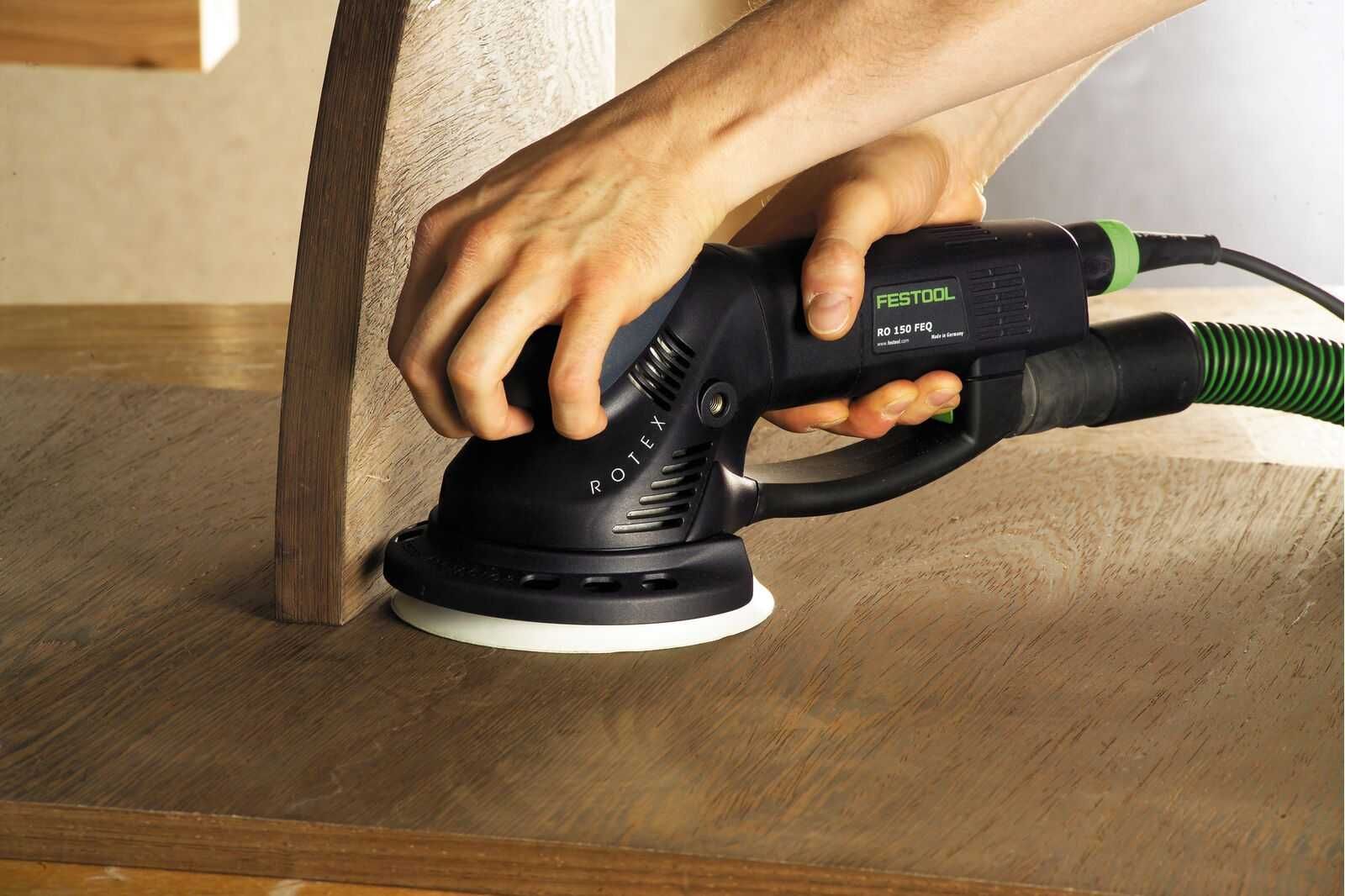 FESTOOL Szlifierka ROTEX 150 + Zestaw Papierów + Bidon, Raty 0% F-VAT