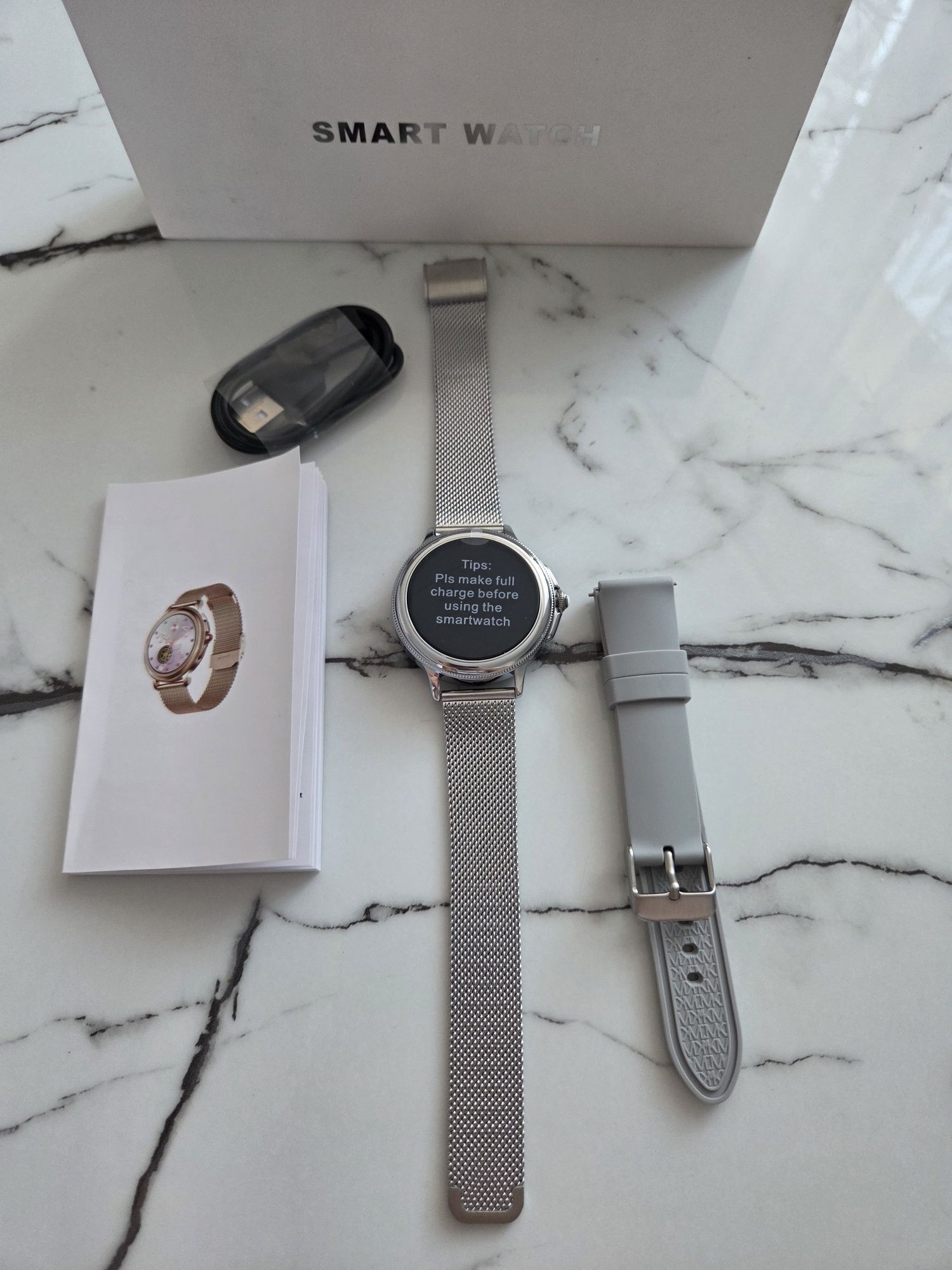 Smart Watch srebrny