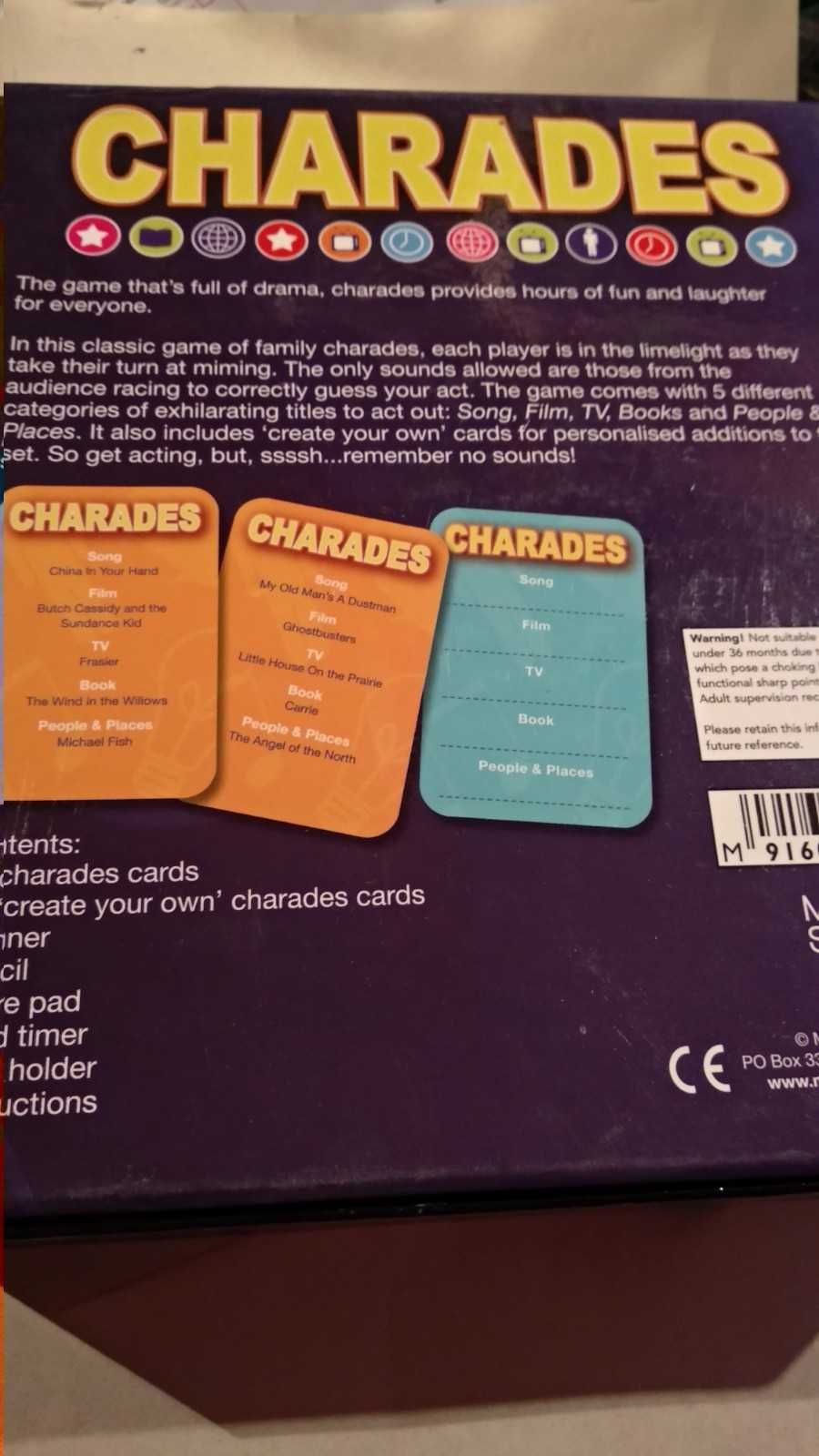 игра настольная шарады charades на английском с печочными часами