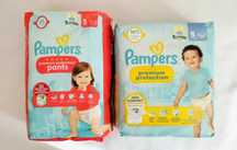 Pampers 4, 5, 6 Premium, Harmonie, серветки Water Wipes 48, памперси