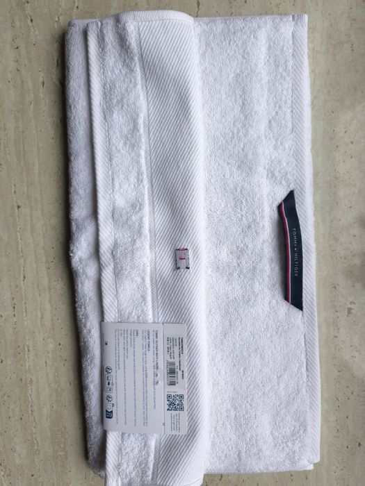 Ręczniki Tommy Hilfiger 3szt białe 50/100 100% cotton