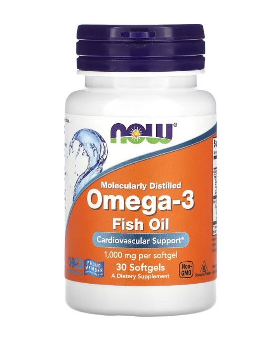 Omega-3 Fish Oil (1000 mg,30 Softgels)