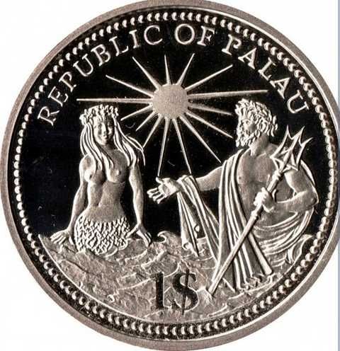 Moneta PALAU 2000 1$
"Niepodległośc"