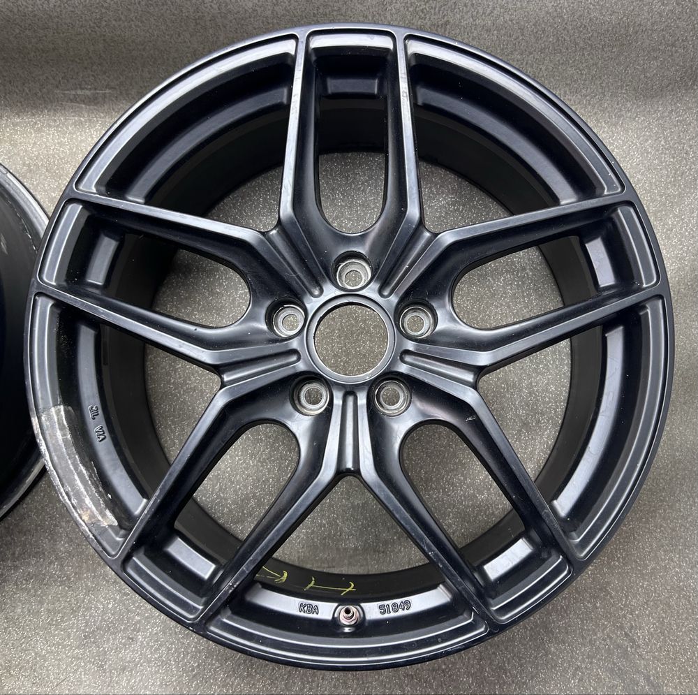 Диски R18 5 112 et45 J8 VW audi seat mercedes чорні