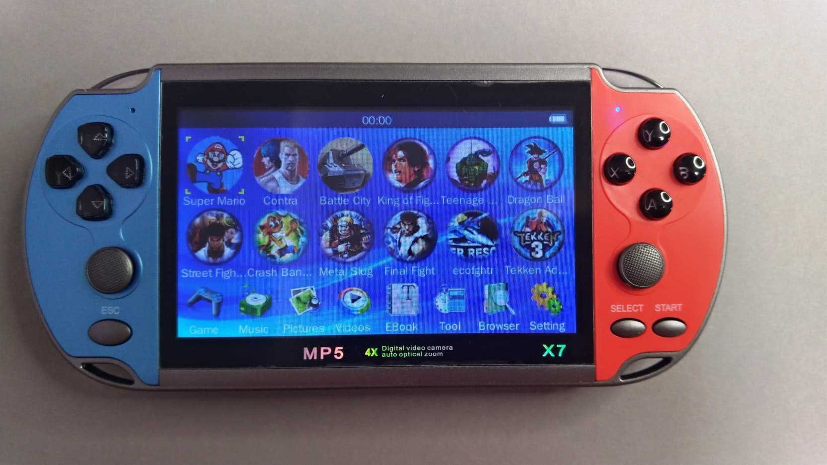 Нова ігрова консоль PSP X7 Plus 4,3» 1000 ігор 8 ГБ