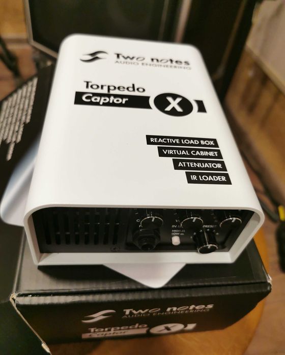 Two Notes TORPEDO Captor x 8 Ohm attenuator loader
