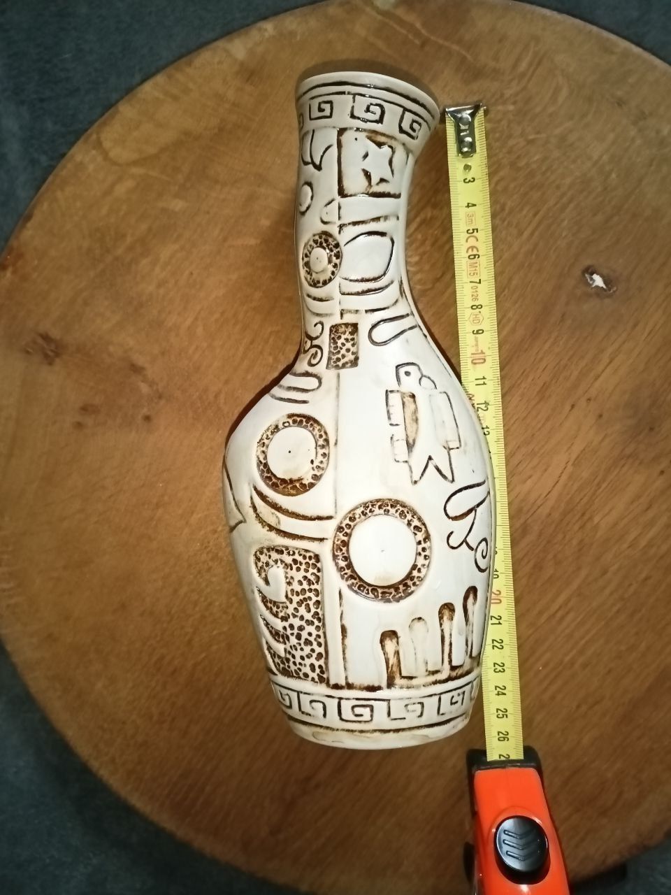Wazon w stylu etno ceramiczny