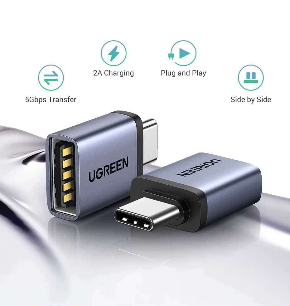 Адаптер, перехідник Ugreen US270 USB Type-C to USB А