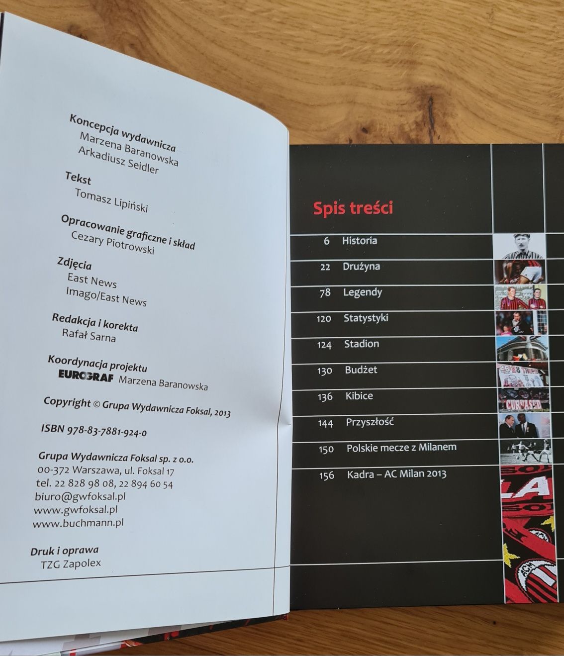 "AC Milan" z serii Giganci Futbolu Tomasz Lipiński