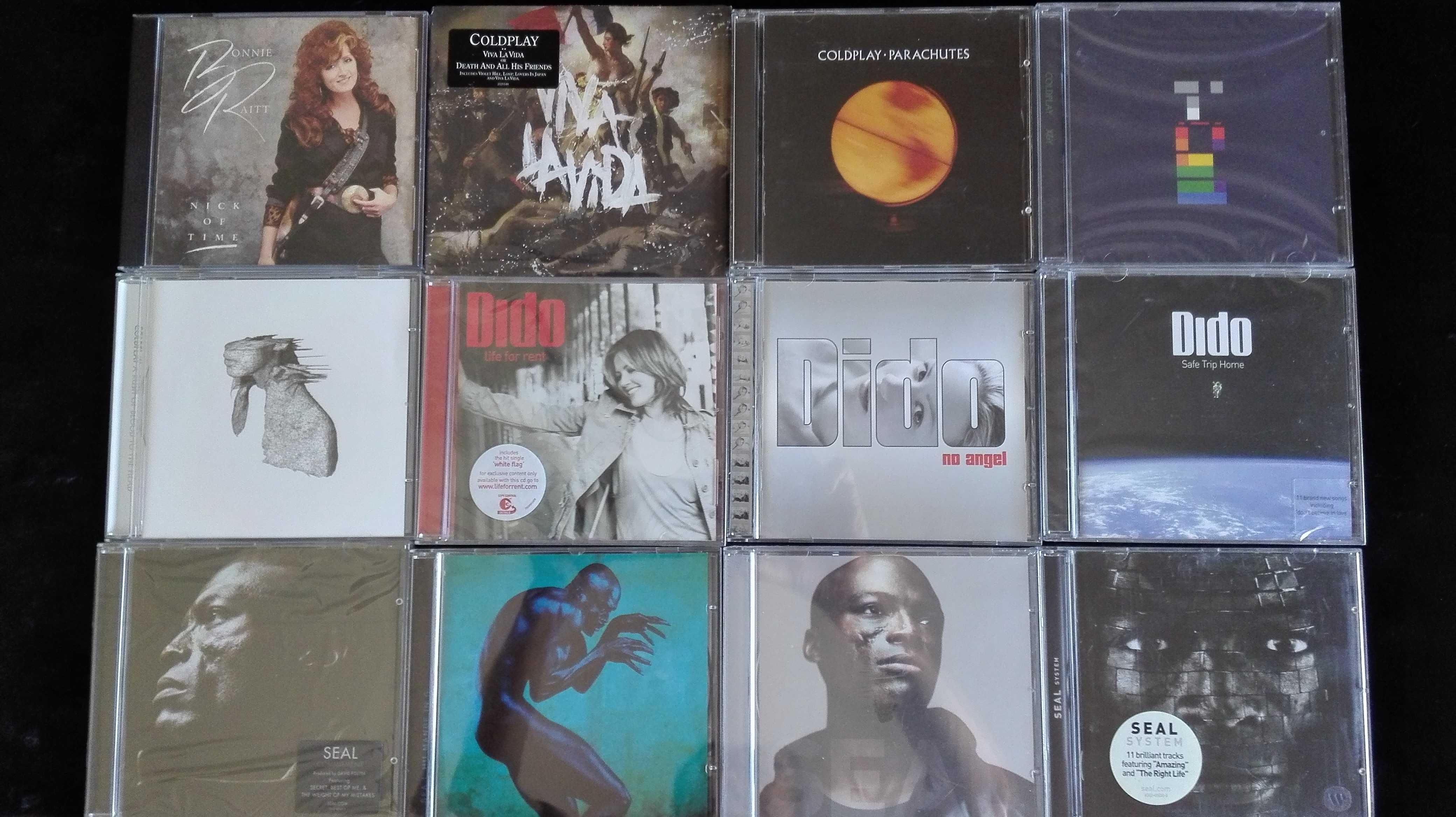 CDs Fleetwood Mac, Tina Turner, Eric Clapton, Coldplay e outros