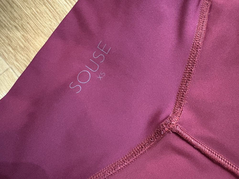 Leginsy xs souse czerwone wino