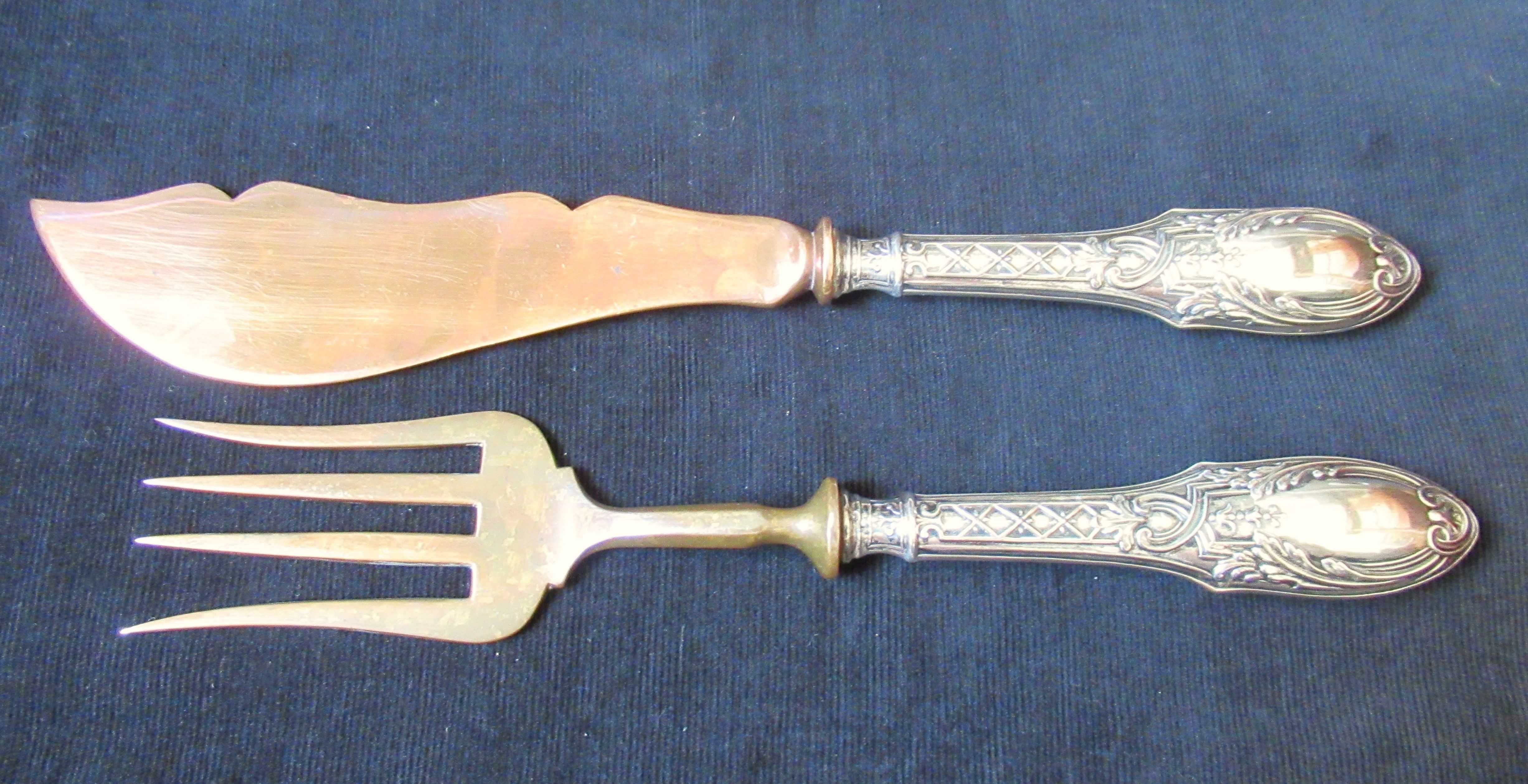 Trinchantes de Peixe em Prata Séc. XIX/XX (Ref. 18)
