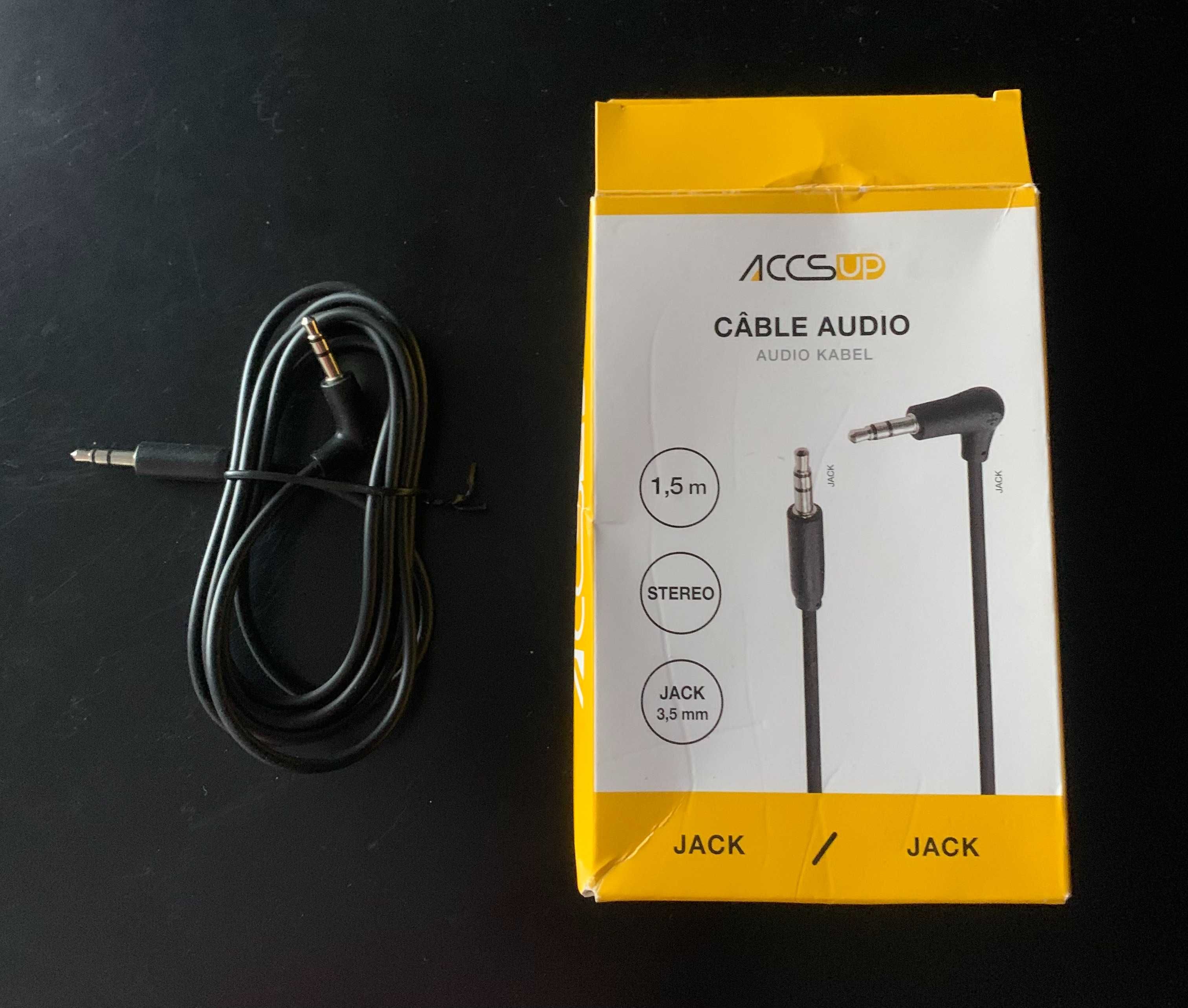 Cabo audio jack 3.5mm com 1.5m