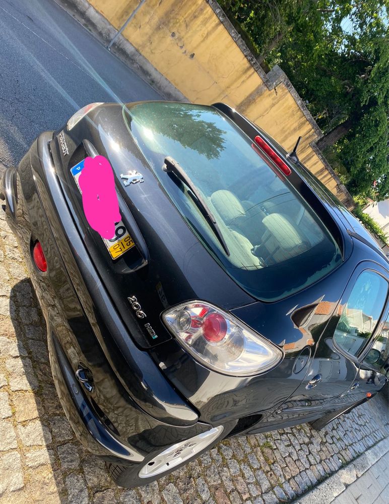 Peugeot 206 teto panoramico