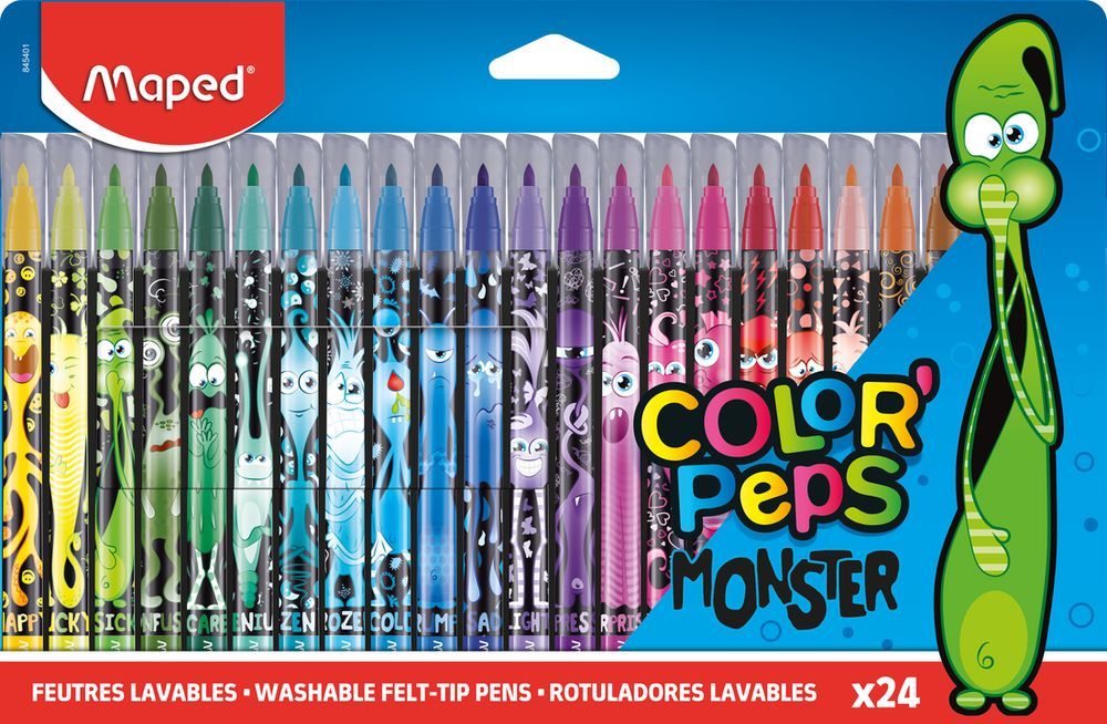 Flamastry Maped Colorpeps Monster 24 Kolory Maped